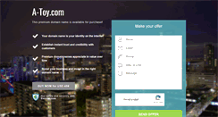 Desktop Screenshot of a-toy.com